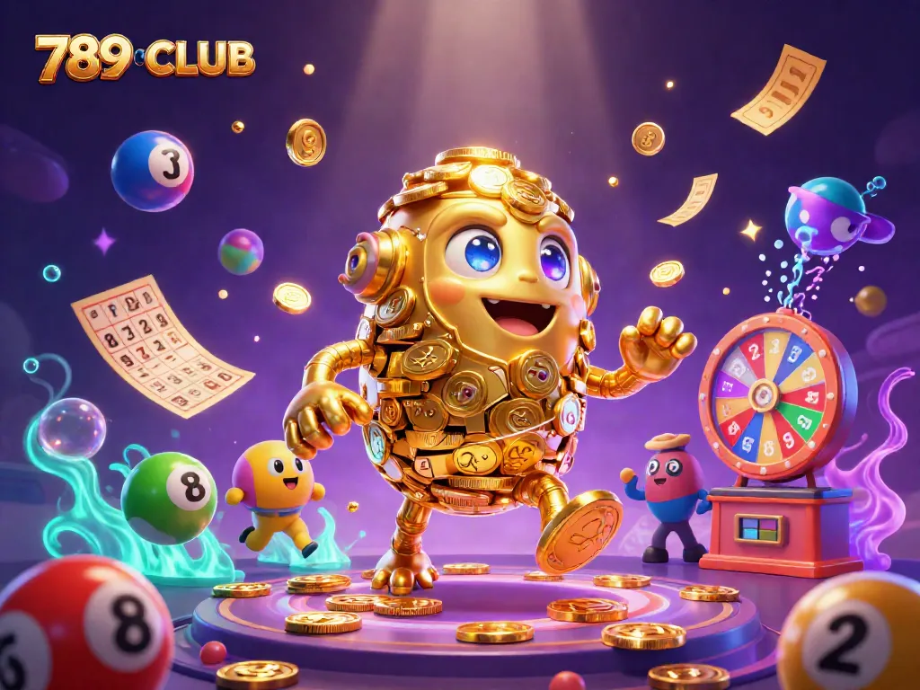 Experience thrilling moments at 789CLUB with vibrant lottery games and dazzling casino elements.