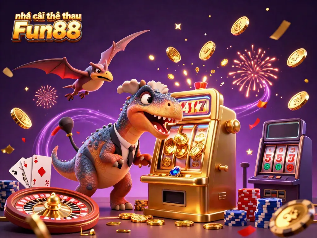 Experience thrilling moments at Nhà cái thể thao Fun88 with vibrant casino animations and exciting 3D characters.