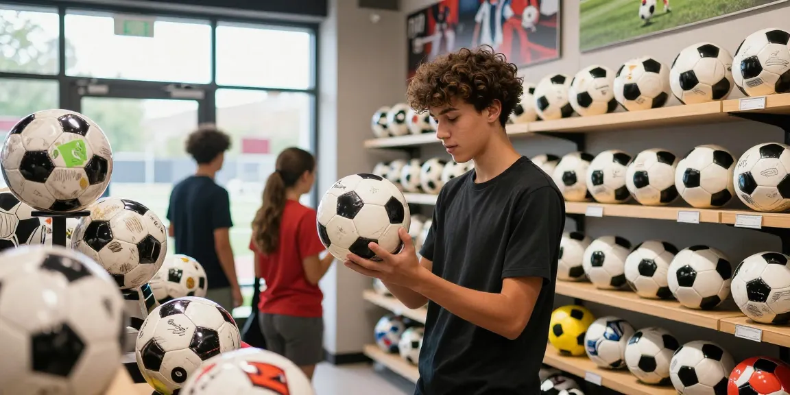 Entdecke hochwertige Fußbälle zum Fußball kaufen in unserem Sportgeschäft mit motivierenden Farben und Designs.