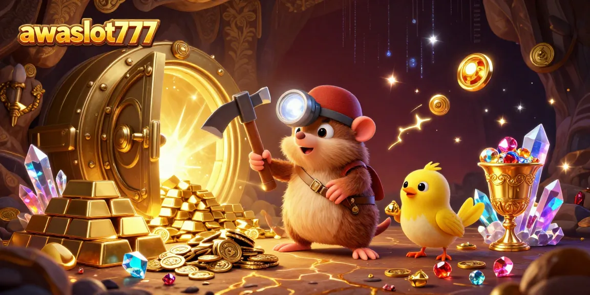 Experience the excitement of awslot777 with a treasure hunting adventure full of gems and gold!