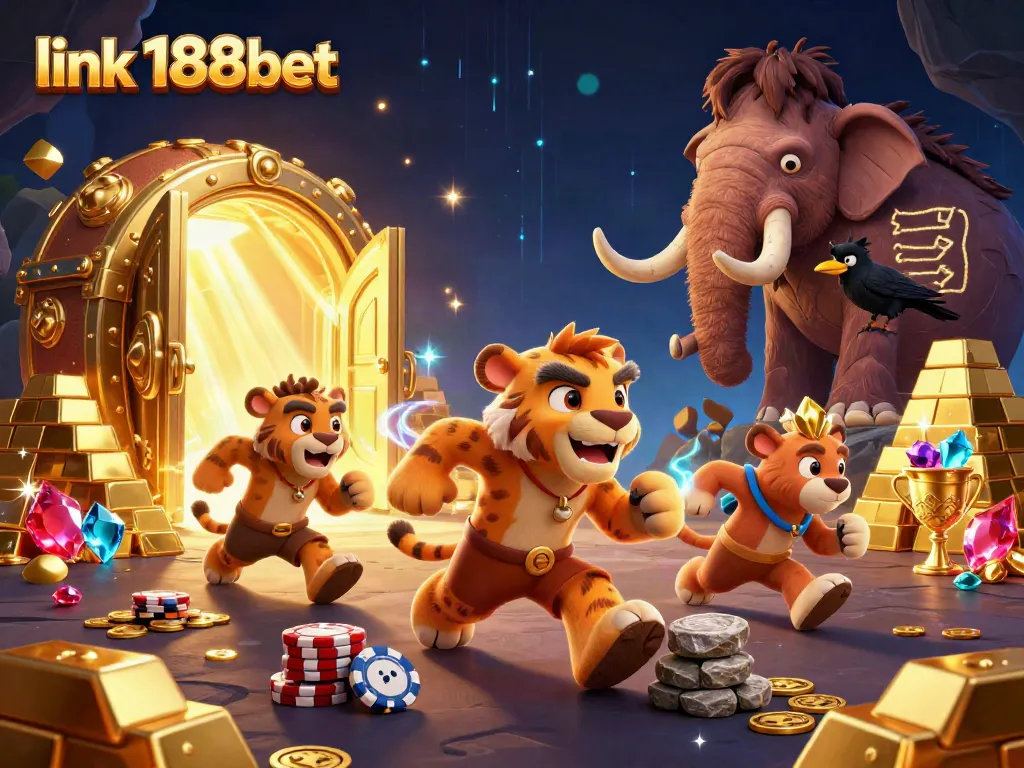 Engage with thrilling games at link 188bet showcasing vibrant casino elements and rich animated characters.