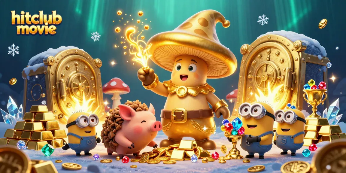 Hitclub movie showcases a magical casino adventure with enchanting visuals and treasure elements.