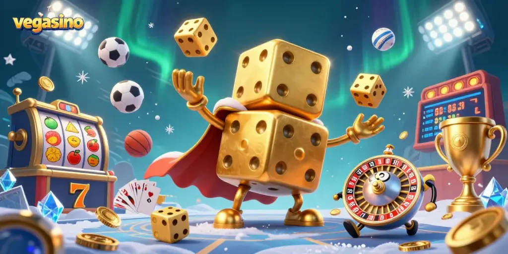 Experience thrilling wins at Vegasino with lively gaming elements and festive visuals.