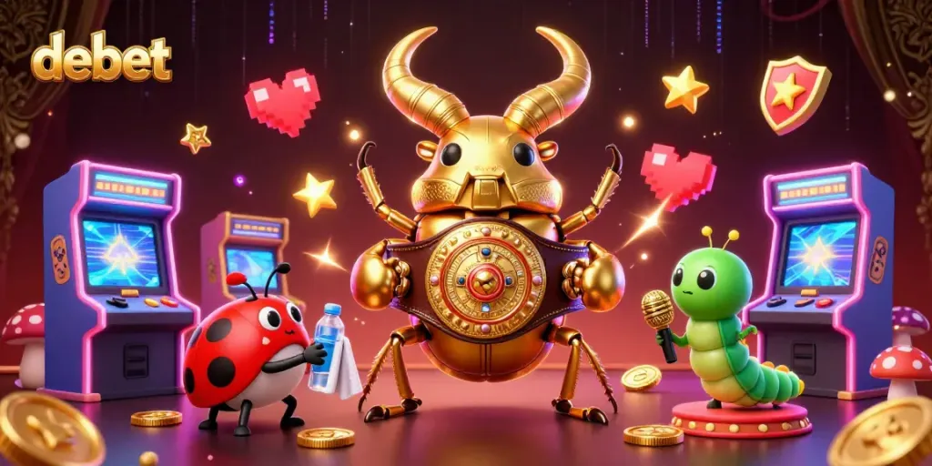Experience high-stakes betting with debet's vibrant, colorful casino action.