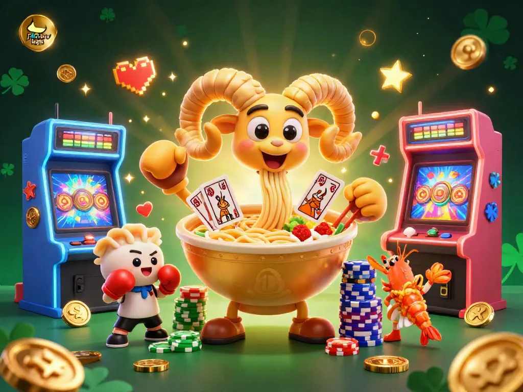 Engage with jokery login through this vibrant, animated casino illustration featuring slots, characters, and gaming elements.