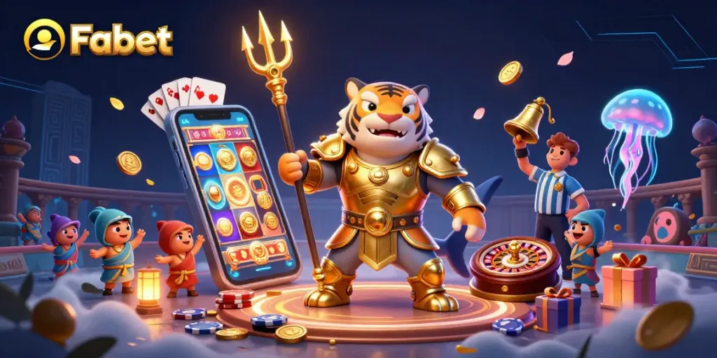 Fabet offers thrilling underwater casino action with vibrant slot games and engaging characters.