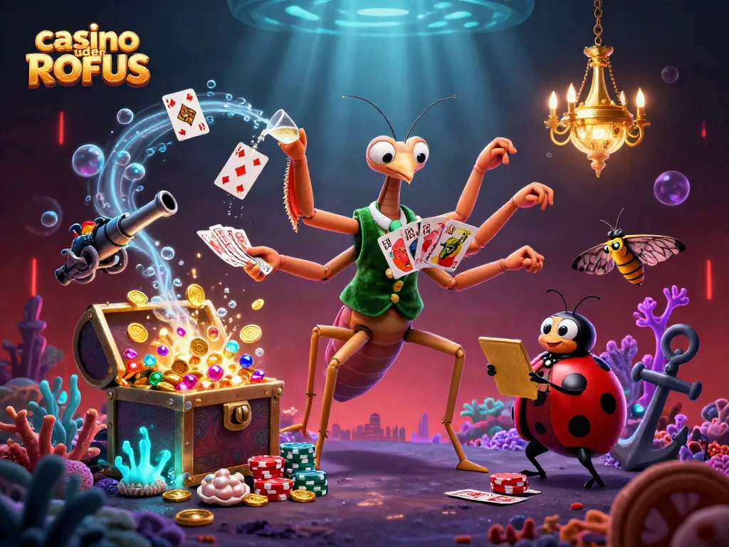 Win big at casino uden ROFUS with our 3D cartoon world of lively characters and vibrant gaming elements.