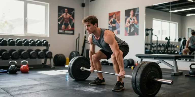 Prime Pharma Steroide, die Bodybuilder in einer dynamischen Trainingsszene im Fitnessstudio unterstützen.
