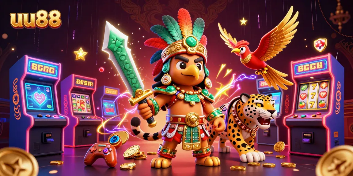 Experience exciting gameplay at uu88 with vibrant casino-themed characters and gaming elements.