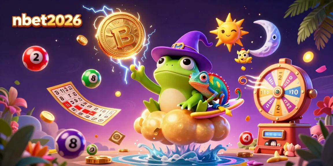 Join the excitement of nbet2026 as a weather wizard frog and chameleon create golden coin storms!