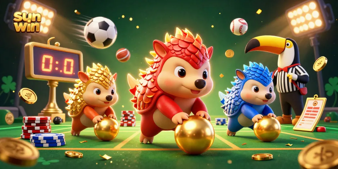Engaging scene of loyal pangolins in dynamic rivalry showcasing sun win winning strategies amidst casino elements.